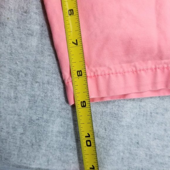 Khakis by Gap Boyfriend Roll-Up Shorts Size 00 Blazing Neon Pink - Picture 12 of 13